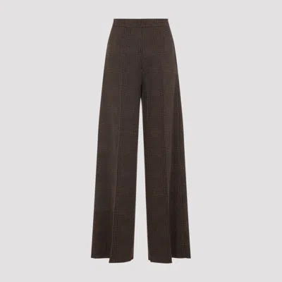 Max Mara Ponza Principe Di Galles Pants In Brown