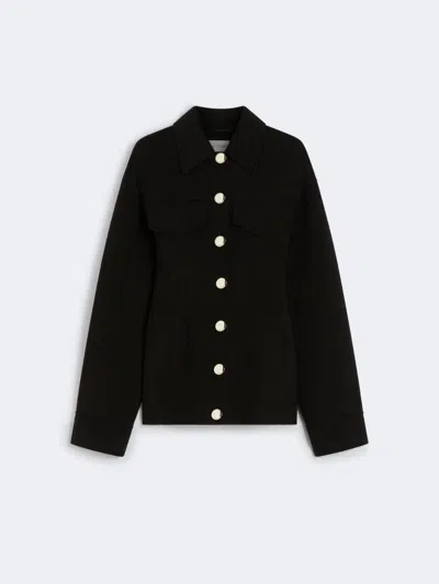 Sportmax Max Mara  Wool Coat In Black