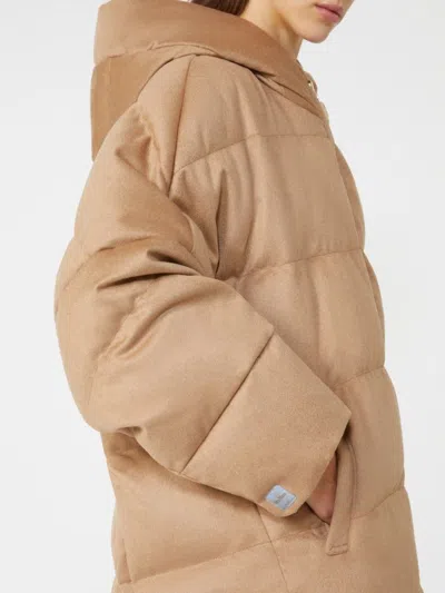 Max Mara The Cube Desiderio Quilted Jacket Camel In Neutral