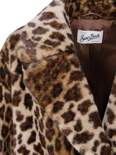 Mc2 Saint Barth "rouge Fur" Jacket In Multi
