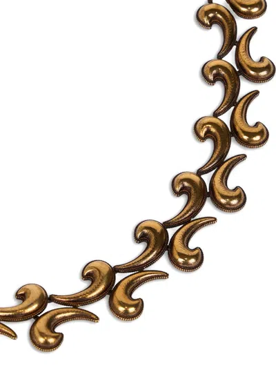 Etro Paisley Necklace In Gold