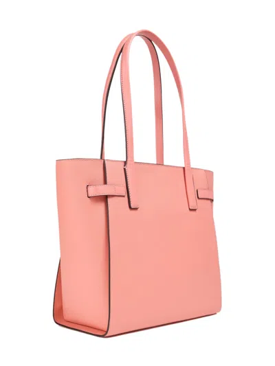 Michael Kors Carmen Logo Tote Bag In Pink