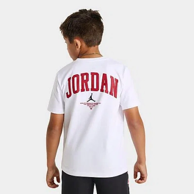 Jordan Big Kids Flight Arch T-shirt In White