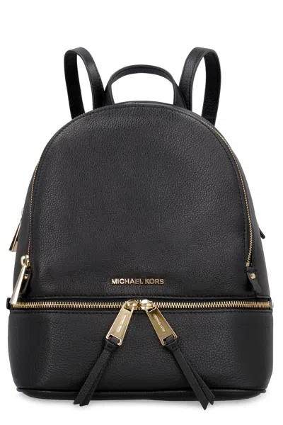 Michael Michael Kors Rhea Leather Medium Backpack In Red