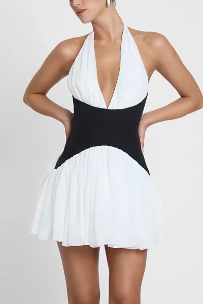 Leau Harper Corset Mini Dress In White, Women's At Urban Outfitters In White