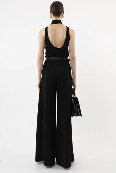 Arakii Moment Scarf Top In Black