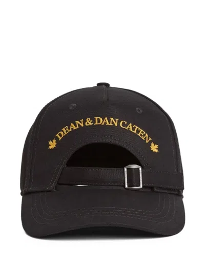 Dsquared2 Canadian Baseball Cap In Black