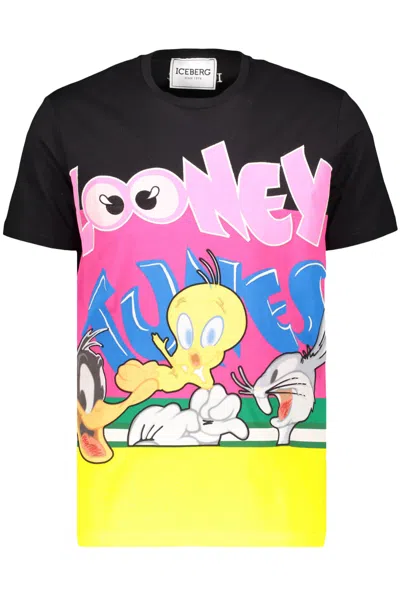 Iceberg Cotton T-shirt In Black