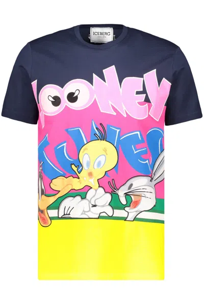 Iceberg Cotton T-shirt In Blue