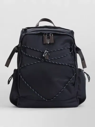 Prada Versatile Backpack With Multiple Storage Options In Black