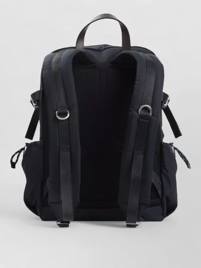 Prada Versatile Backpack With Multiple Storage Options In Black