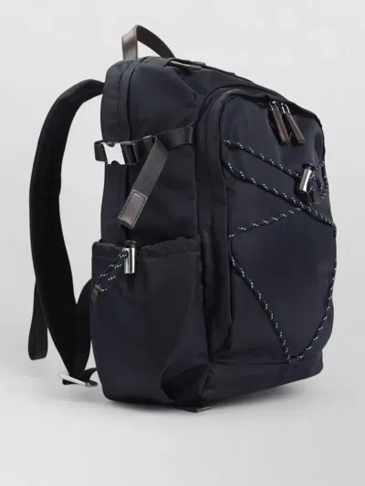 Prada Versatile Backpack With Multiple Storage Options In Black