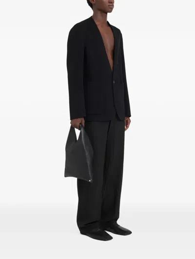 Mm6 Maison Margiela Single-breasted Wool Jacket In Multi