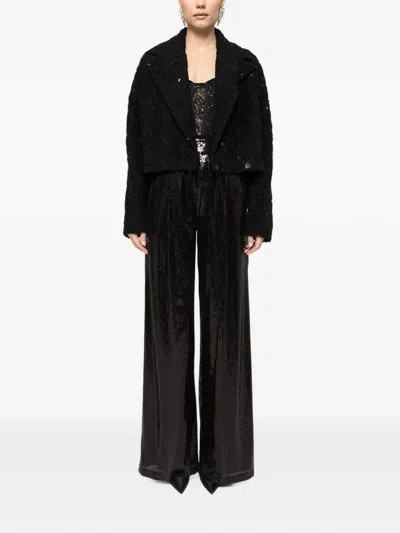 Nissa Bead-embellished Bouclé Jacket In Multi