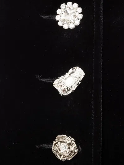 Nissa Jewel-buttons Jacket In Multi