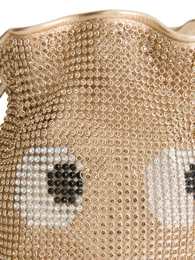 Anya Hindmarch Eyes Drawstring Bucket Bag In Blue