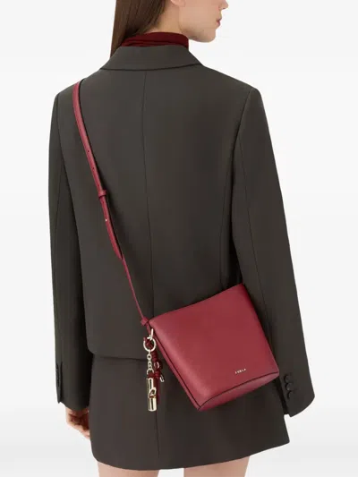 ROXIE 吊饰皮质水桶包