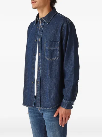 Jacob Cohen Button-up Cotton Shirt In Blue
