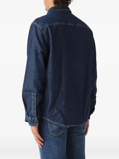 Jacob Cohen Button-up Cotton Shirt In Blue