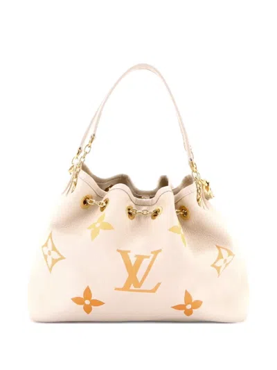 Pre-owned Louis Vuitton Summer Bundle Bag By The Pool Monogram Empreinte Giant Hobo Bag In Neutral