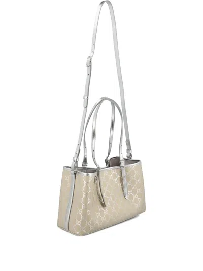 Gucci Gg Emblem Medium Tote Bag In Neutral