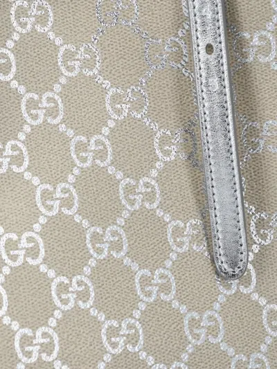 Gucci Gg Emblem Medium Tote Bag In Neutral