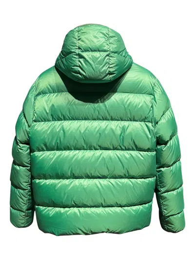 Aspesi Hooded Puffer Jacket In Green