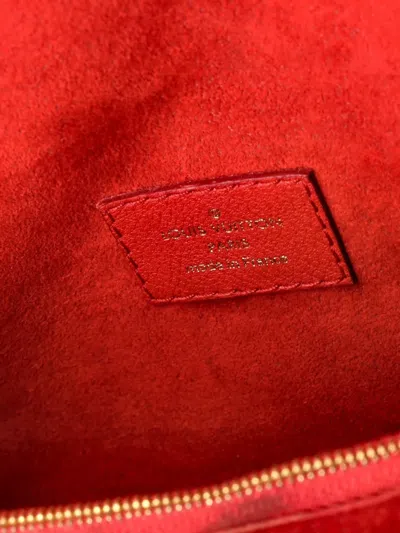 Pre-owned Louis Vuitton Victoire Handbag Monogram Canvas And Leather Shoulder Bag In Brown