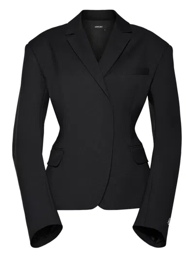 Anouki Single-breasted Blazer In Black