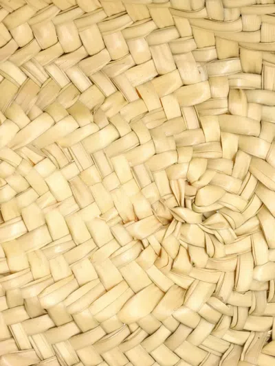 Pre-owned Loewe Basket Raffia Small Tote Bag In Neutral