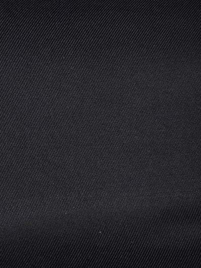 Pre-owned Burberry Banwell Leather And House Check Canvas Small Tote Bag In Black