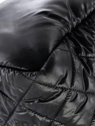 Pre-owned Chanel Coco Cocoon Quilted Nylon Large Backpack In Black