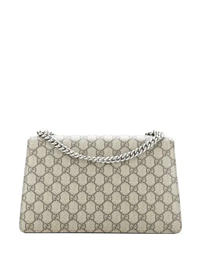 Pre-owned Gucci Dionysus Bag Gg Coated Canvas And Leather Small Shoulder Bag In Black