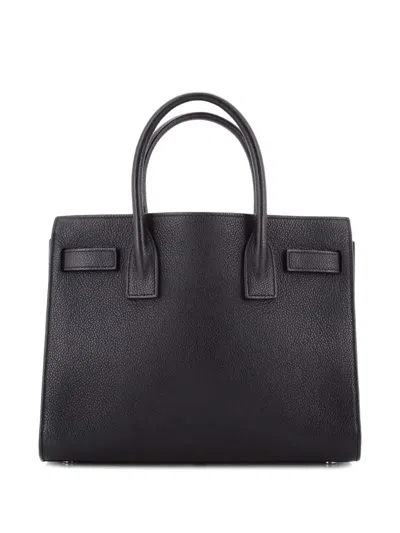 Pre-owned Saint Laurent Sac De Jour Bag Leather Baby Tote Bag In Black