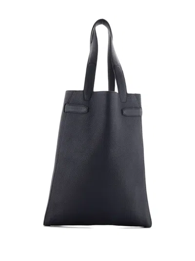 Pre-owned Hermes Vertige Leather Tote Bag In Blue