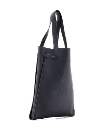 Pre-owned Hermes Vertige Leather Tote Bag In Blue