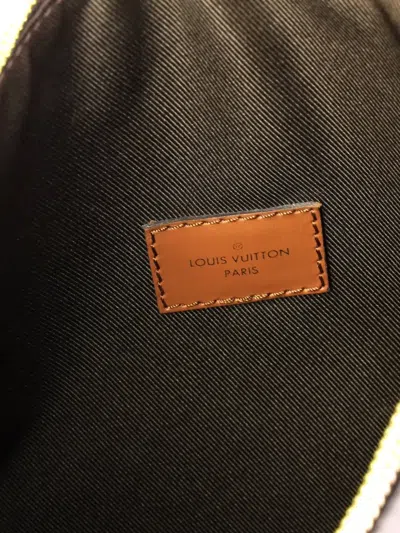 Pre-owned Louis Vuitton Loop Reverse Monogram Canvas Hobo Bag In Brown