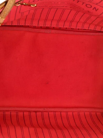 Pre-owned Louis Vuitton Neverfull Nm Limited Edition Cities V Monogram Canvas Mm Tote Bag In Brown