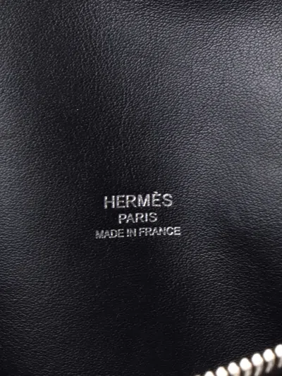 Pre-owned Hermes Petite Course Bag Epsom Belt Bag In Black