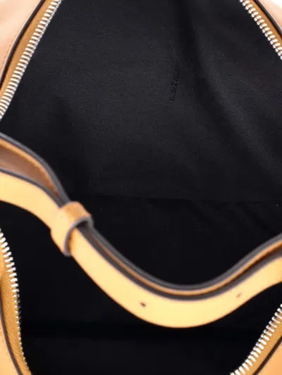 Pre-owned Fendi Graphy Bag Leather Medium Hobo Bag In Brown