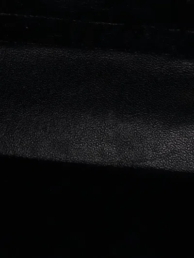 Pre-owned Chanel Classic Double Flap Bag Quilted Patent Medium Shoulder Bag In Black