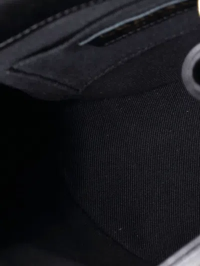 Pre-owned Chanel Duma Pockets Drawstring Quilted Calfskin Small Backpack In Black