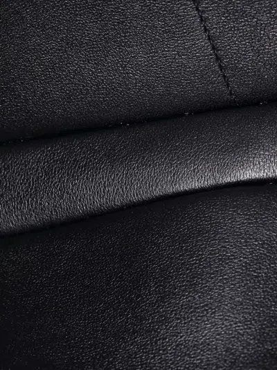 Pre-owned Chanel Cc Chain Quilted Velvet With Crystals Clutch Bag In Black