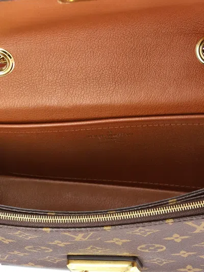 Pre-owned Louis Vuitton Marceau Handbag Monogram Canvas With Leather Shoulder Bag In Brown