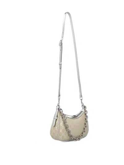Gucci Gg Emblem Small Shoulder Bag In Neutral