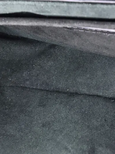 Pre-owned Louis Vuitton New Wave Chain Bag Quilted Leather Mm Crossbody Bag In Black