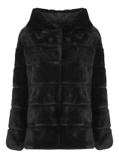 Betta Corradi Faux-fur Jacket In Black