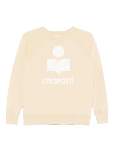 Isabel Marant Étoile Logo Print Sweater In Yellow
