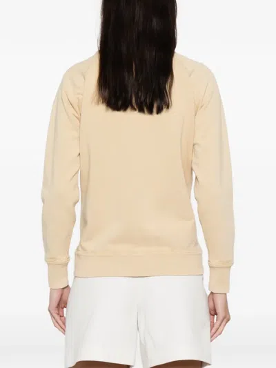 Isabel Marant Étoile Logo Print Sweater In Yellow