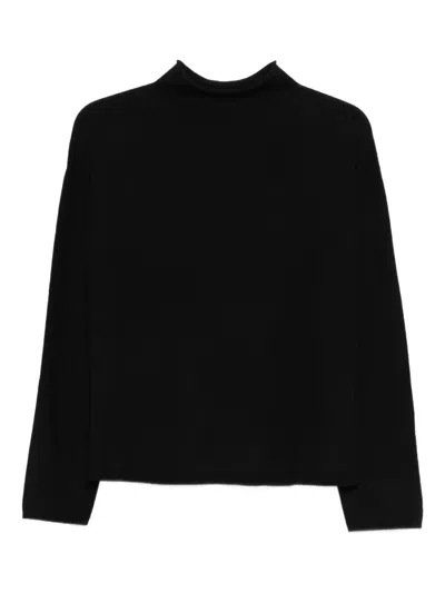 Marc O'polo Mock-neck Sweater In Black